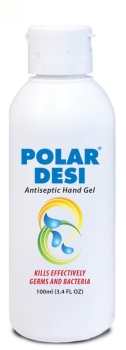 Polar Desi Handdesinfektions Gel 100 ml im Spender