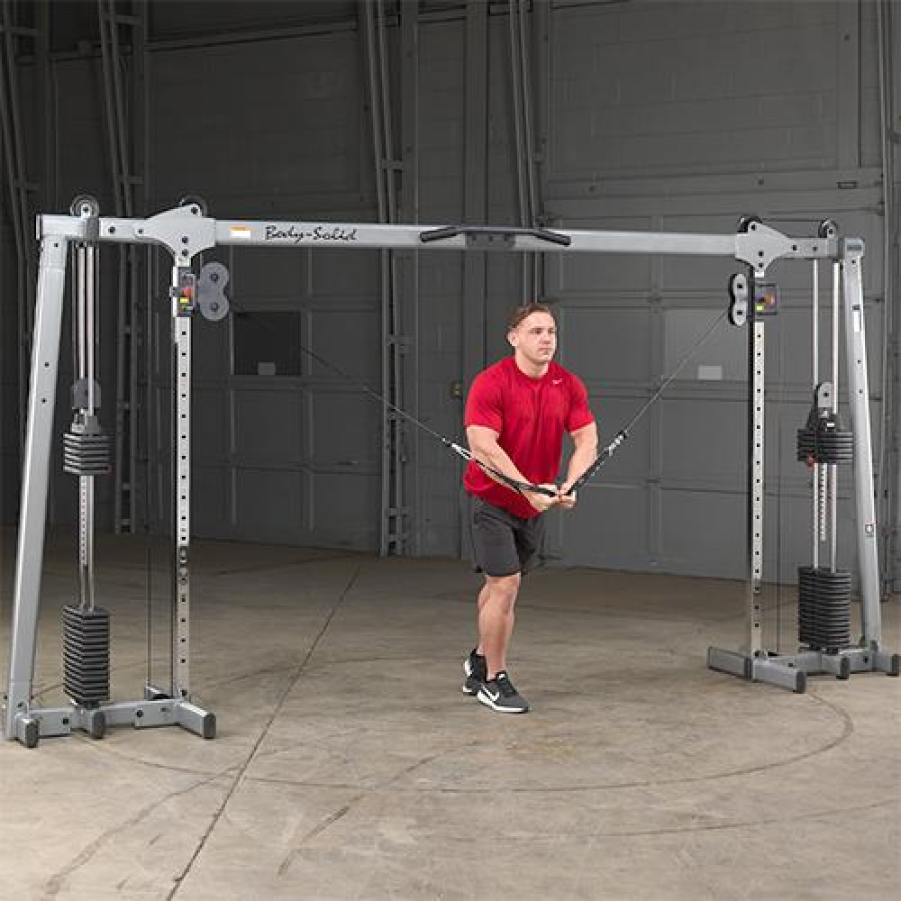 BODYSOLID DELUXE SELECTORIZED CROSSOVER 2 X 75KG GDCC250