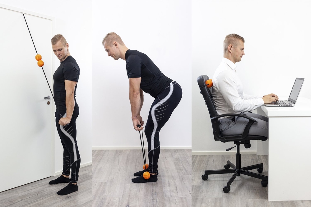 Hightrainer Doppelmassagebälle Igelball