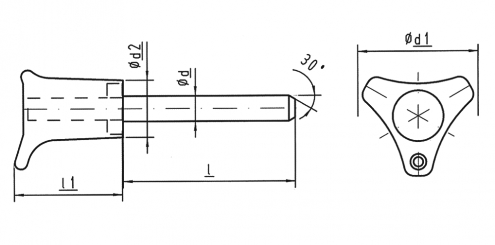 Steckstift schwarz, Gewichtspin